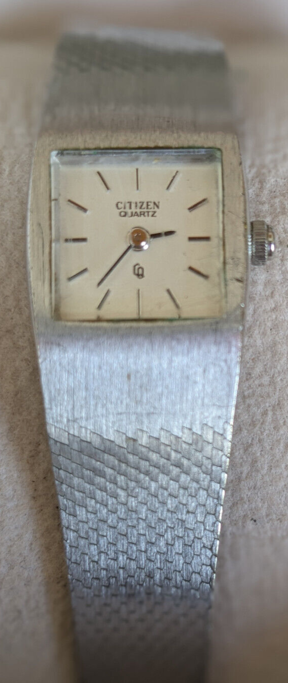 CITIZEN Quarz Damenuhr, Vintage in TOP Zustand, Edelstahlband, Made in Japan