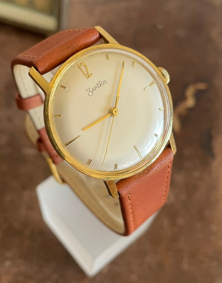 Vintage ZENTRA 60er/70er Jahre mechanisch, ähnl Junghans NOS – Bild 2