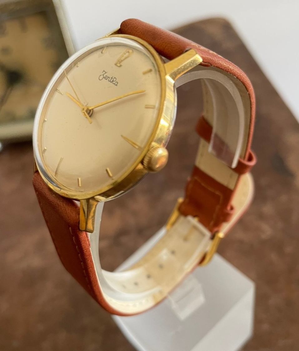 Vintage ZENTRA 60er/70er Jahre mechanisch, ähnl Junghans NOS – Bild 8