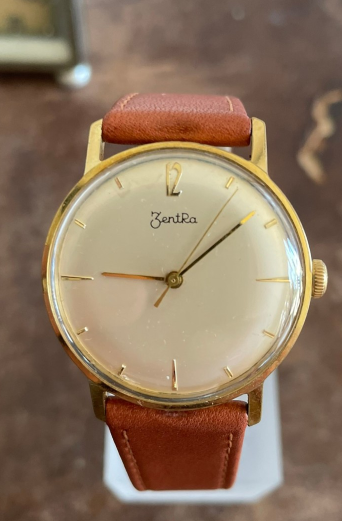 Vintage ZENTRA 60er/70er Jahre mechanisch, ähnl Junghans NOS – Bild 9