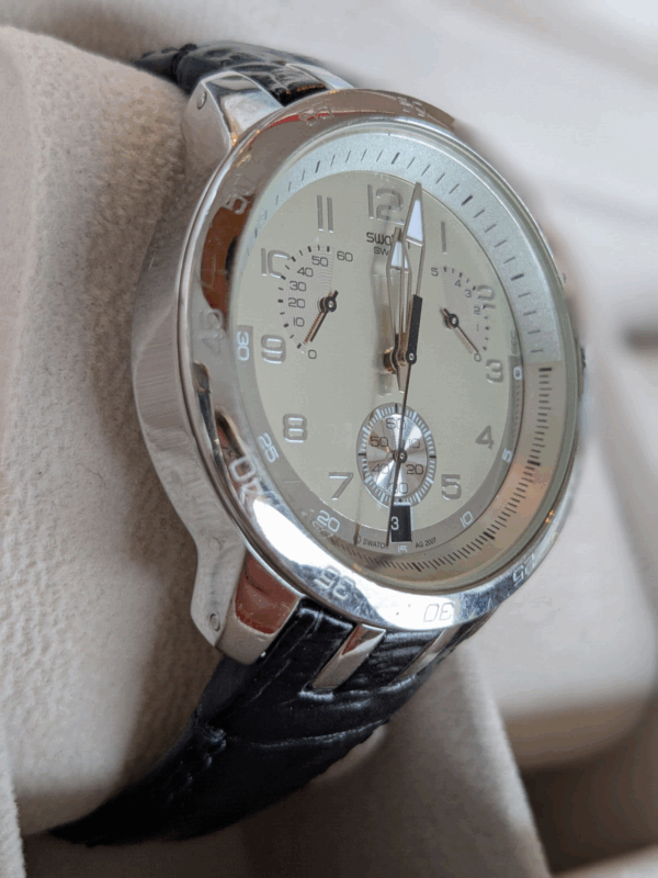 SWATCH IRONY CHRONO Herrenuhr, Swiss Made – Bild 2