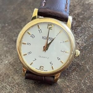 Vintage ROAMER Swiss Armbanduhr Damenuhr Quartz Top
