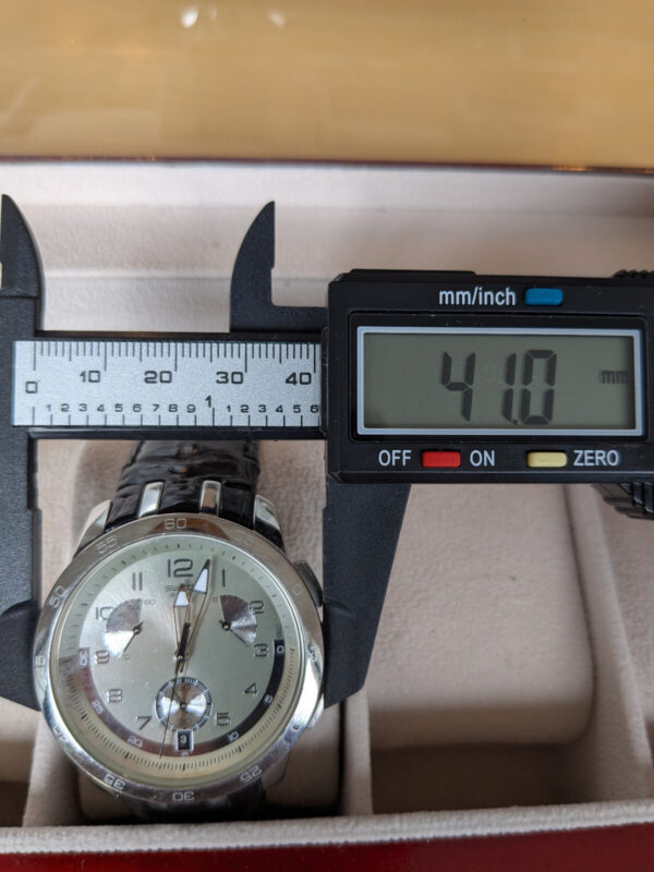 SWATCH IRONY CHRONO Herrenuhr, Swiss Made – Bild 6