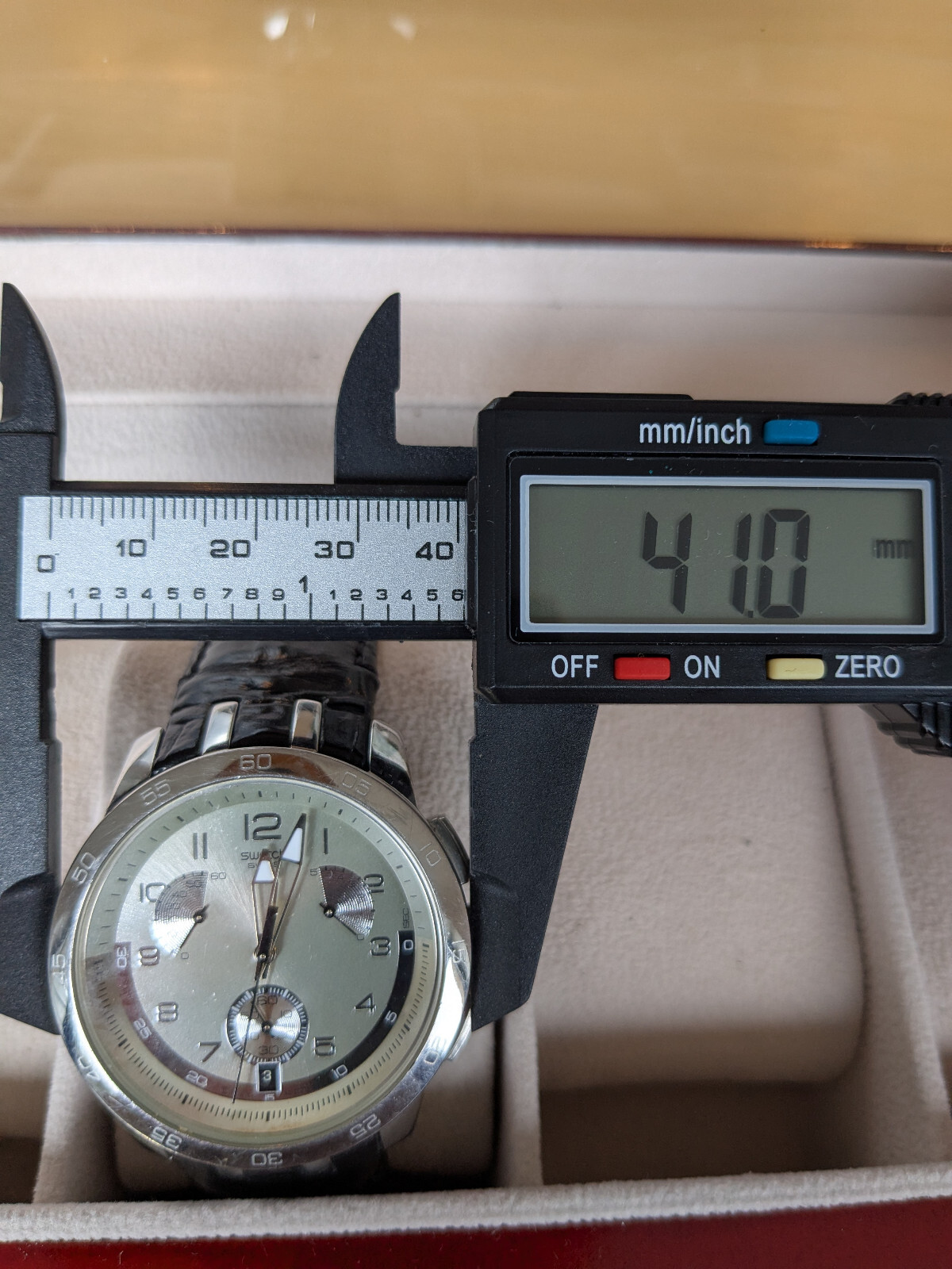 SWATCH IRONY CHRONO Herrenuhr, Swiss Made – Bild 6