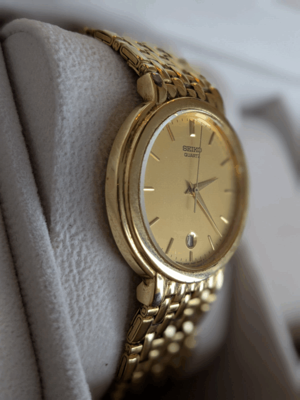SEIKO Quarz Uhr, Vintage in TOP Zustand, neue Batterie – Bild 3