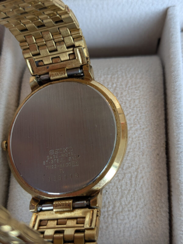 SEIKO Quarz Uhr, Vintage in TOP Zustand, neue Batterie – Bild 7