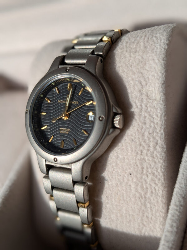 Titan Damenuhr von MEISTER ANKER Titanium, Vintage in TOP Zustand – Bild 3