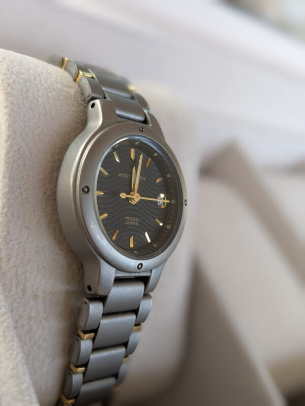 Titan Damenuhr von MEISTER ANKER Titanium, Vintage in TOP Zustand – Bild 4