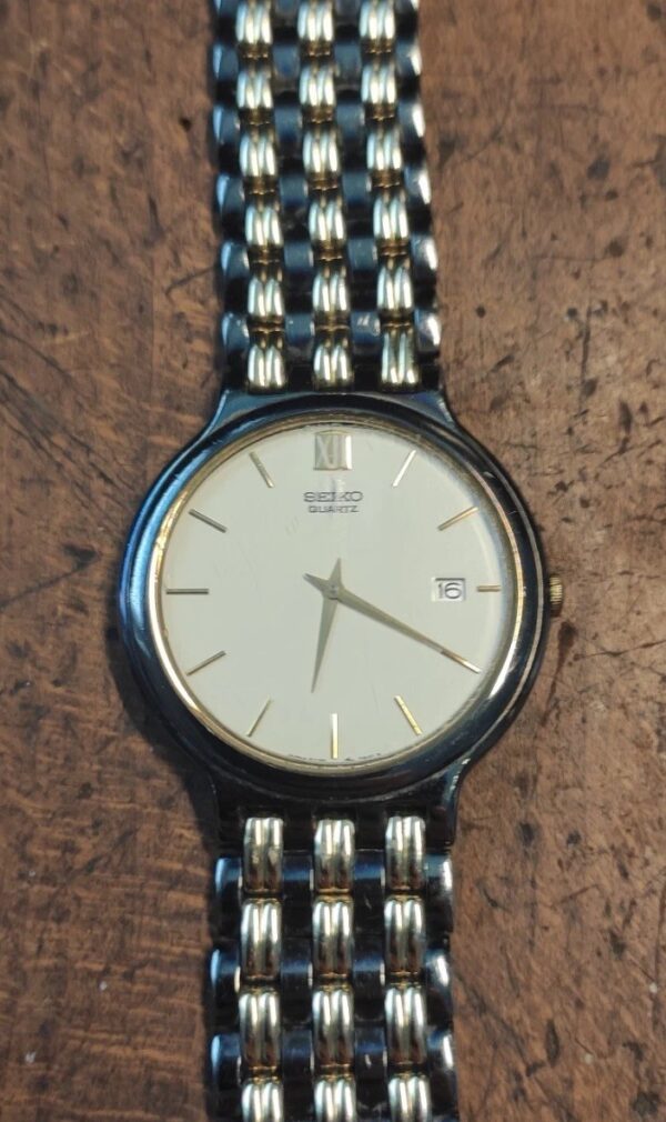 SEIKO Dresswatch, Vintage 80er/90er Jahre, Datumsanzeige – Bild 5