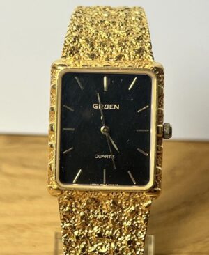 GRUEN Geneva, Golduhr, Designuhr, Vintage, Top Zustand