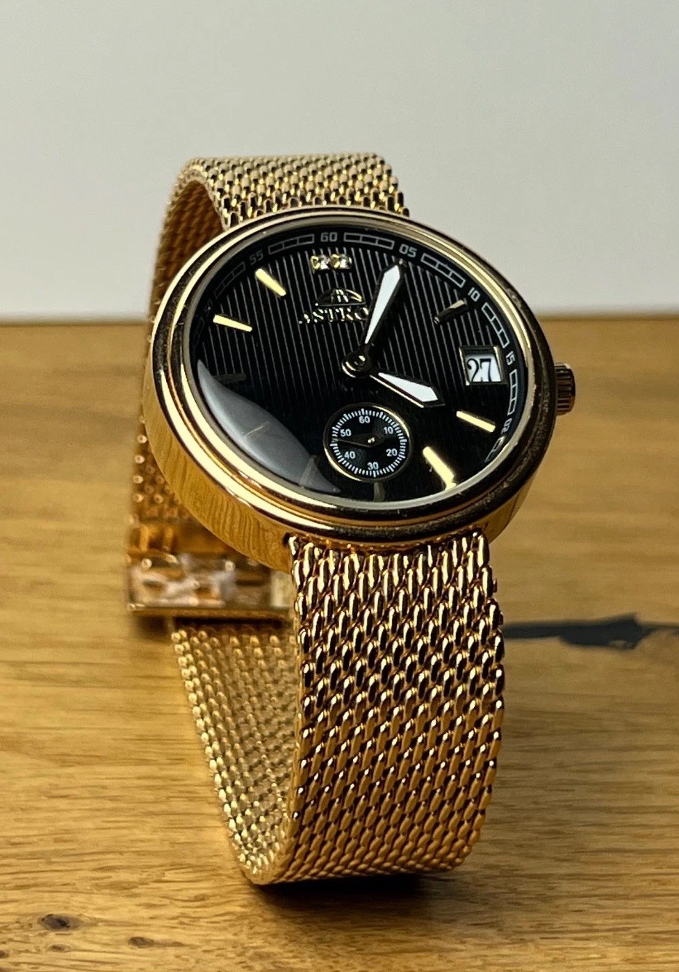 Astron, Vintage, Datumsanzeige, Quarz, Unisex – Bild 2
