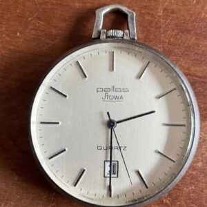 PALLAS Stowa, Taschenuhr, Silberuhr, Quartz