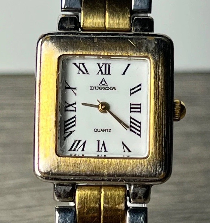 Dugena, 80er Jahre, Damenuhr, Quarz,Vintage, Dresswatch