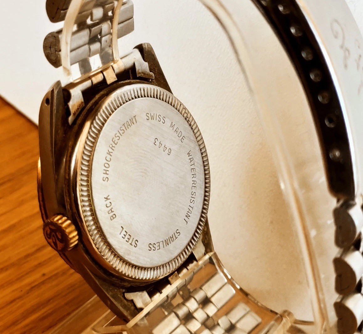 ROYAL CALENDER, Mechanischer Vintage Herrenuhr, Datum – Bild 4