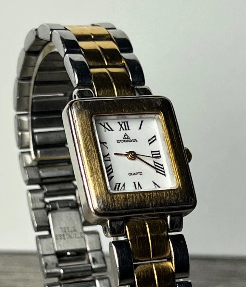 Dugena, 80er Jahre, Damenuhr, Quarz,Vintage, Dresswatch – Bild 2
