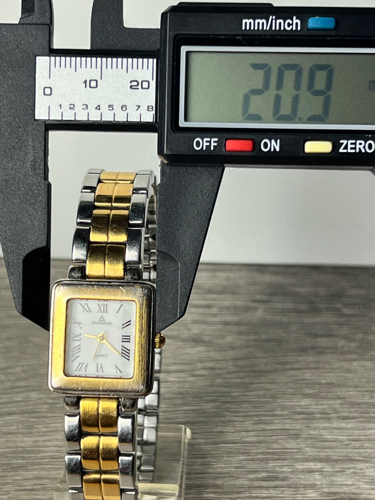 Dugena, 80er Jahre, Damenuhr, Quarz,Vintage, Dresswatch – Bild 3