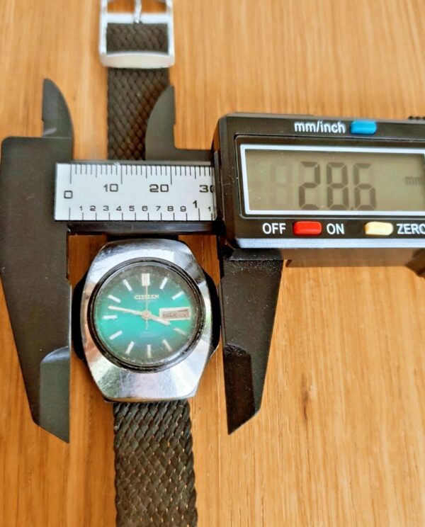 CITIZEN Smaragd Vintage Automatic Uhr, Damenuhr, 70er Design – Bild 4