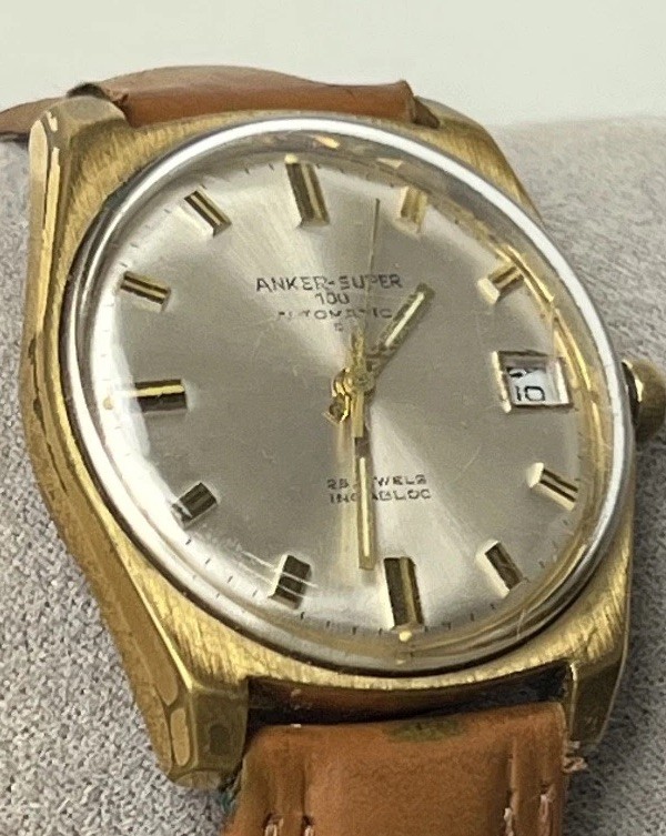 ANKER Super 100 Vintage Herrenuhr, Automatikuhr, Mechanisches Werk – Bild 2