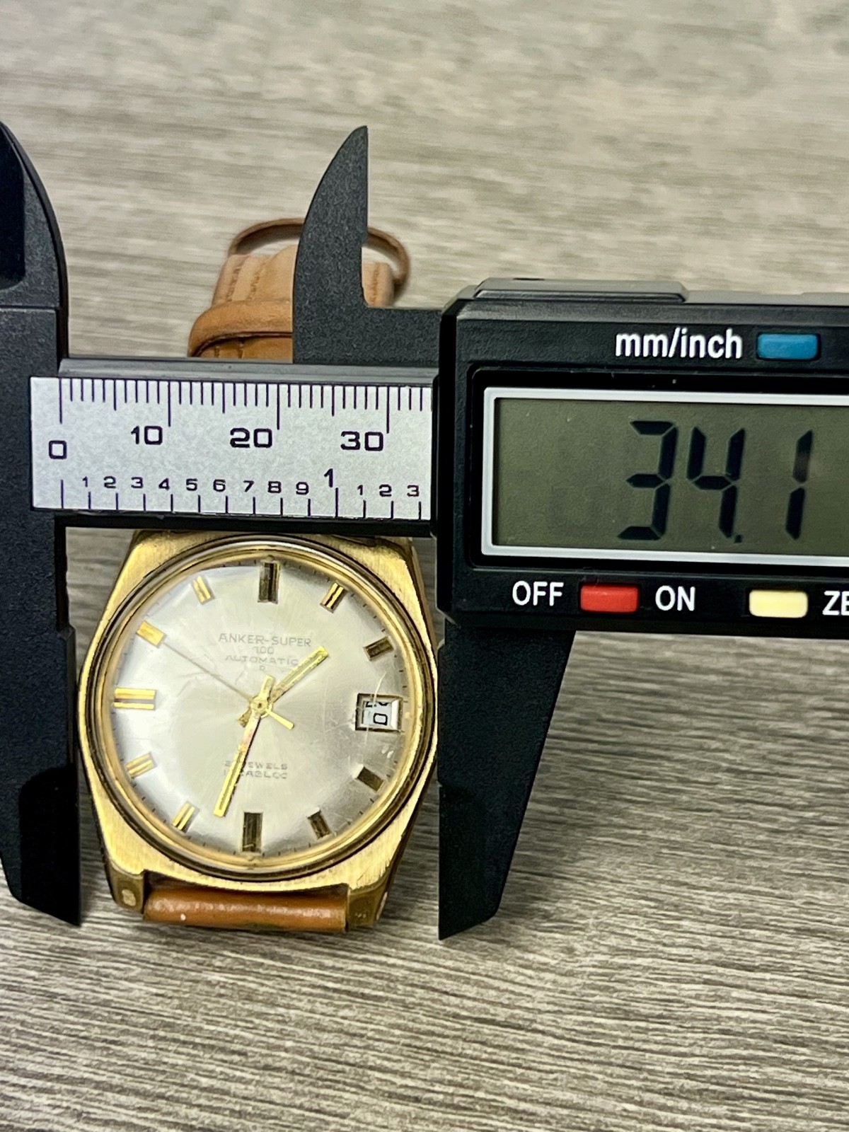 ANKER Super 100 Vintage Herrenuhr, Automatikuhr, Mechanisches Werk – Bild 4