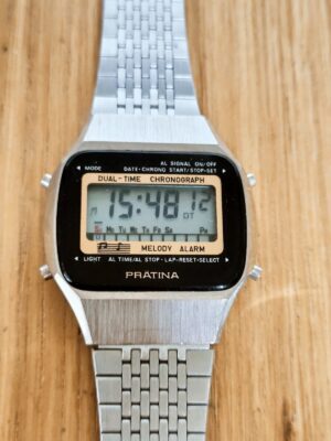 PRÄTINA MELODY ALARM, LCD Herrenuhr