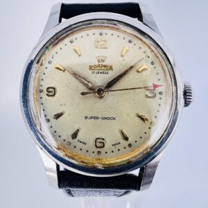 Vintage Roamer, Armbanduhr, Handaufzug, Herrenuhr, 1950/60er Jahre