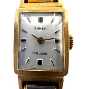Vintage Anker, Armbanduhr, Handaufzug, Damenuhr, 1930er