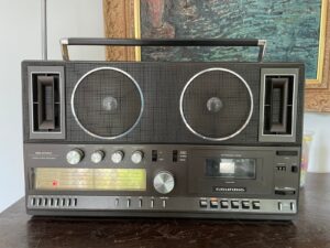 GRUNDIG RR 2000 Stereo-Kassetten-Radio, Boombox, Ghettoblaster, BRAUN