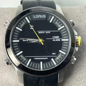 LORUS, CHRONOGRAPH, Quarzuhr, Herrenuhr, Fliegeruhr, Pilotenuhr