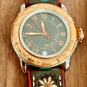MICHEL JORDI Trachtenuhr, Oktoberfest, Wiesn Schmuck Vintage Damen- /Herrenuhr