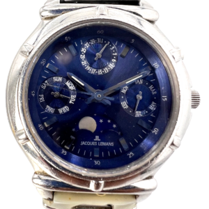Vintage Jaques Lemans, Armbanduhr, Quarz, Herrenuhr, 90er Jahre