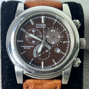 CITIZEN CHRONOGRAPH, QUARZ PREMIUM Herrenuhr, Edelstahl