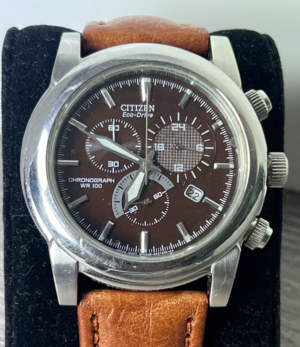 CITIZEN CHRONOGRAPH, QUARZ PREMIUM Herrenuhr, Edelstahl