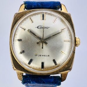 Vintage Eppo 17 Jewels, Armbanduhr, Handaufzug, Herrenuhr, 70er Jahre