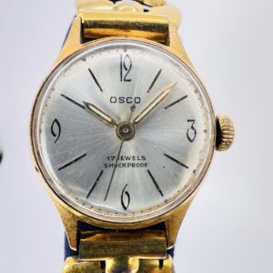 Vintage Osco, Armbanduhr, Handaufzug, ähnl Junghans Damenuhr