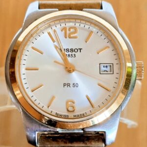 TISSOT PR50, 1853, Vintage Damenuhr, Datum