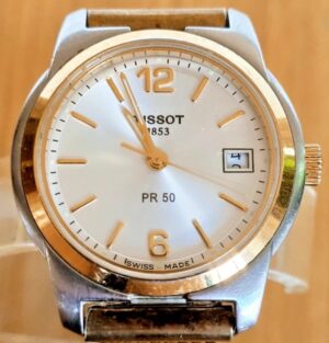 TISSOT PR50, 1853, Vintage Damenuhr, Datum
