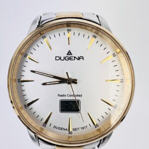 Vintage Dugena NOS Funkuhr, Armbanduhr, Quarz, Herrenuhr, Top Zustand