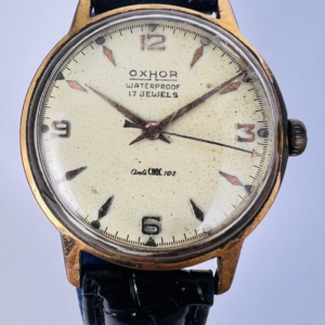 Vintage OXHOR Armbanduhr, Handaufzug, Herrenuhr, 60er Jahre