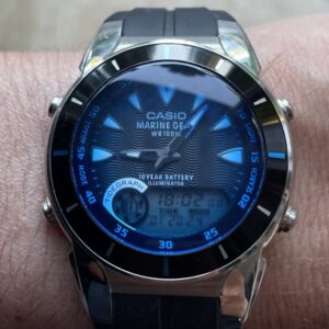 CASIO Marine Gear WR 100M Illuminator Watch Unisex Tide Graph Moon Phase MRP-700