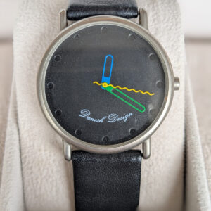 DANISH DESIGN, Vintage Sammleruhr im Titan, Quarz und neue Batterie