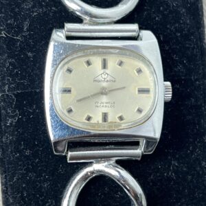 MONDAINE Swiss Vintage, Mechanische Damenuhr, 70er Jahre