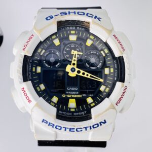 Vintage CASIO G-Shock White Protection, LCD Uhr, Retro Sammler