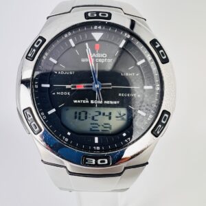 Vintage Casio WAVE CEPTOR, Armbanduhr, Quarz, Herrenuhr