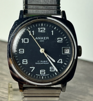 Vintage ANKER 100, Mechanischer Aufzug, Herrenuhr, Damenuhr