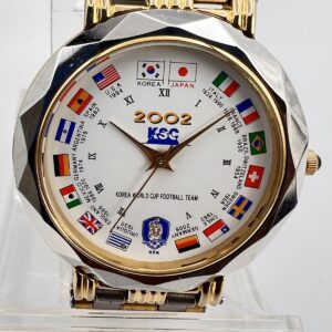 Vintage KOREA, Korean Soccer Watch Quarz, 2002 World Cup, Fußballuhr