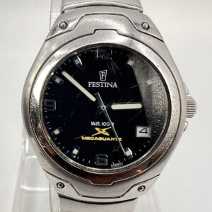 Vintage FESTINA Megaquarz, Armbanduhr, Automatik, ähnl SEIKO Kinetic