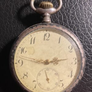 SILBER Taschenuhr 72g, 800er Voll Silber, ähnl Junghans Gepunzt