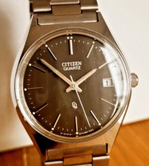 CITIZEN QUARZ, Vintage 80er Jahre, Datumsanzeige